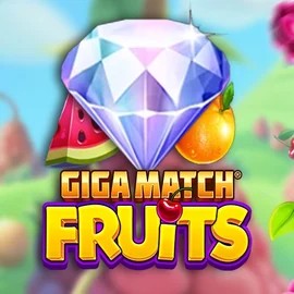 Giga Match Fruits online game logo by RubyPlay on glorionn.it
