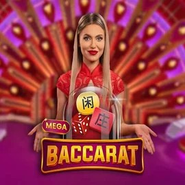Mega Baccarat logo – Live Casino by Pragmatic Play at Glorion Casino