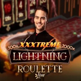 XXXtreme Lightning Roulette online game logo by Evolution on glorionn.it